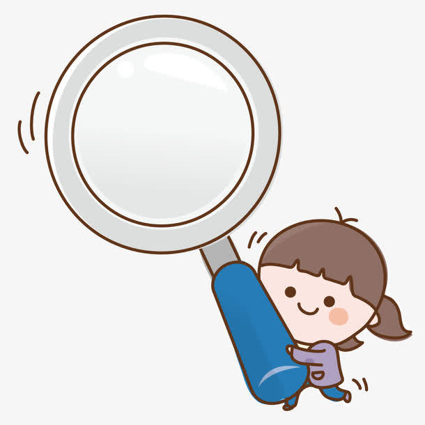 少女与放大镜 细微之处藏诗意